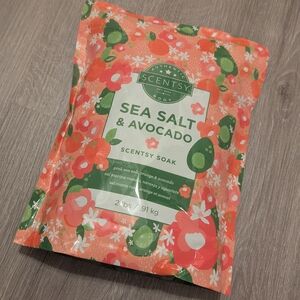 Scentsy Pink and Green Bath Soak & Bubbles
